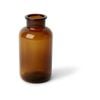 3PK E Style 21cm Glass Specimen Bottle Home Decor - Brown