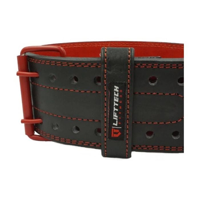 Lift-tech Elite Leather Heavy Weight Lifting Belt Black 4in Large