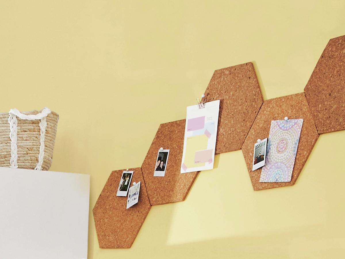 How to Make a Hexagon-Shaped Cork Pinboard - Bunnings New Zealand
