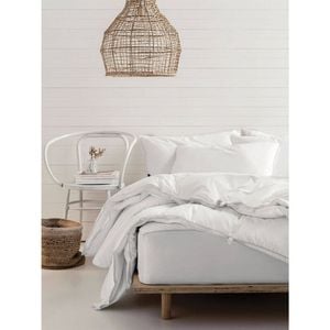 Linen House Single 2-in-1 Bed Quilt All Seasons - White