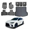 Floor Seat Back Kick Cargo Boot Liner for Lexus RX350 RX350h RX500h 2022-Onwards Luggage Tray Cargo