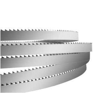 Vevor 1650x16x0.56mm Band Saw Blade Silver 5 Pcs Carbon Steel Fit For Commercial