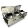 Jasper Triple Wok Chimney Burner - Lpg Ja-3cb-l