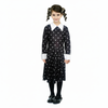 More Than Party Kids Girls Wednesday Dress Costume Long Sleeve Goth Star 10-12y