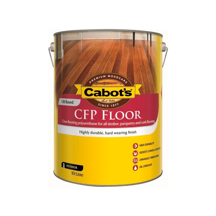 Cabot's 10L Satin Oil Based CFP Floor