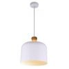 Porto White Shade Metal Pendant
