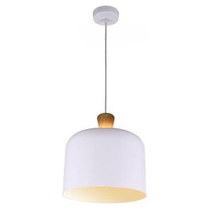 Porto White Shade Metal Pendant