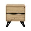 Cosmoliving Grayson Two Drawer Bedside Table