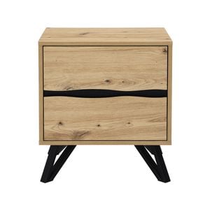 Cosmoliving Grayson Two Drawer Bedside Table