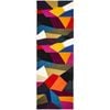 Grid 906 Charcoal 300x80cm - Medium Runner Hand Tufted Wool Indoor Rug
