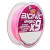 Platypus Bionic X9 Hot Pink 300m Braid Fishing Line 50lb