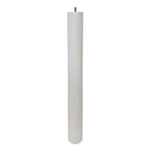 Adoored 73 x 710mm White Round Pine Furniture Leg