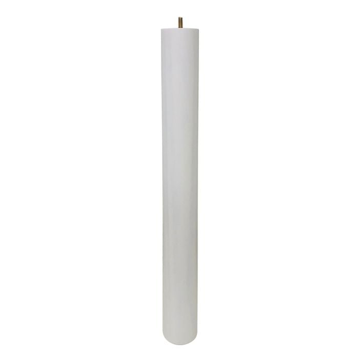 Adoored 73 x 710mm White Round Pine Furniture Leg