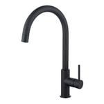Mondella WELS 5 Star 6L/min 25mm Matte Black Resonance Side Lever Dual Function Sink Mixer