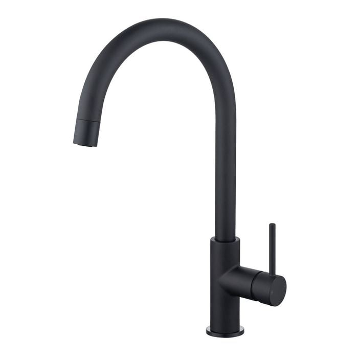 Mondella 25mm Black Matte Resonance Side Lever Dual Function Sink Mixer