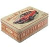 Nostalgic-art Flat Storage Container Tin Ford Mustang Gt 1967 Red 23x16x7cm