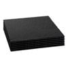 Argon Tableware Square Serving Platter - Pack Of 6 Natural Slate Raw Cut Serving Platter Savoury Placemat Cheese Board