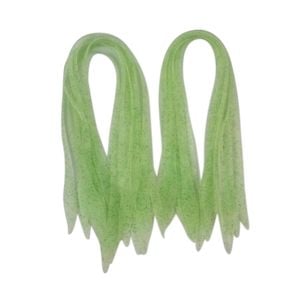 Artizan Silicon Tails, Lumo Green, Qty 20