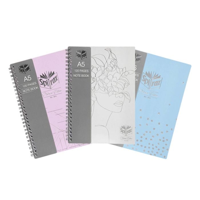 12x Spirax Platinum A5 Notebook School Writing Stationery Twin Wire 120-pages