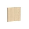 Kaboodle 600mm Honey Oak Modern Med Rangehood Doors - 2 Pack