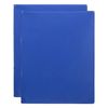 2x Marbig Professional Flexibinder 2-ring A4 File/document Binder Organiser Blue