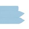 Plain Dyed Polyester Cotton Fitted Combo Set Blue Double