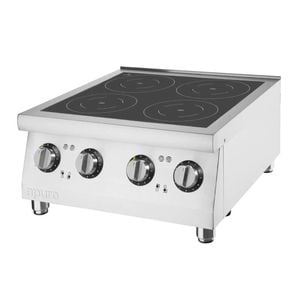Apuro 4 Zone Induction Hob 2 X 3kw - Induction Cooking (cu558-a)