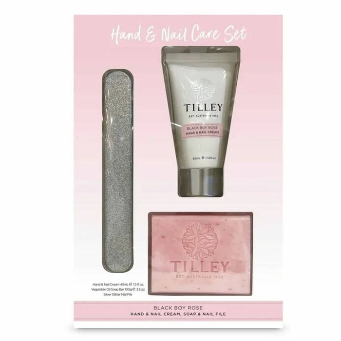 Tilley Hand & Nail Cream Set - Black Boy Rose