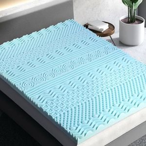 11-zone Giselle Memory Foam Mattress Topper- Double