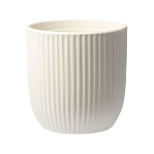 Northcote Pottery 14 x 14cm Cream Paloma Egg Pot - 145mm