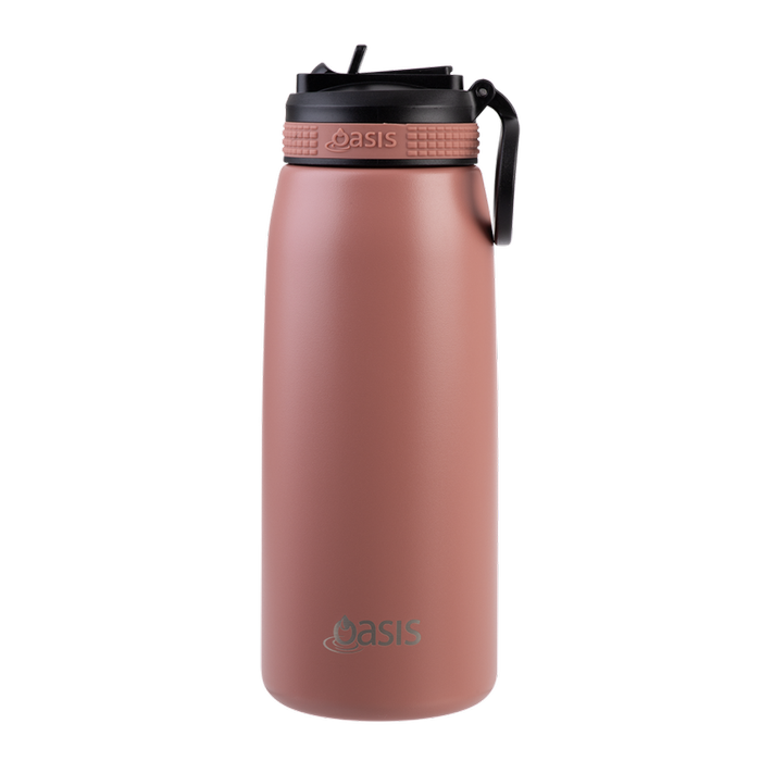 Oasis 780ml Stainless Steel Insulated Sports Drink Bottle - Auburn