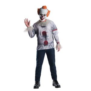 Pennywise 'It' Horror Film Fancy Dress Up Party Costume Top Size Xl