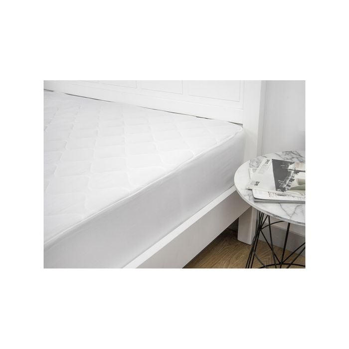 Ardor Boudoir Double Bed Fitted Mattress Protector Microfibre White