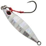 15gm Storm Gomoku Naked Flash Zebra Koika Jig Lure - Micro Jig Pre-Rigged With VMC Assist Hook