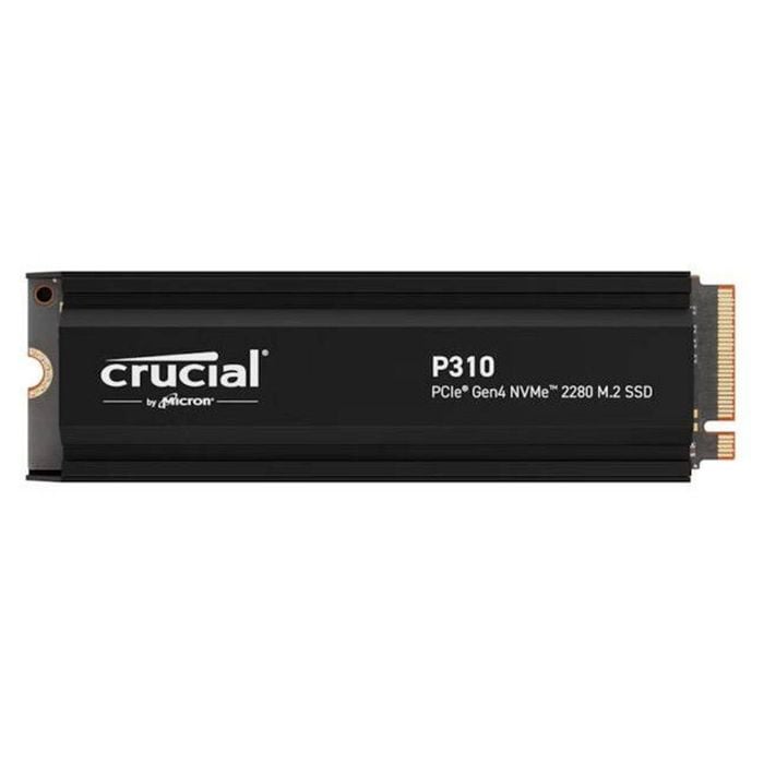 Crucial P310 4TB Gen4 NVMe SSD – Heatsink – 7100/6000MB/s – Full Encryption