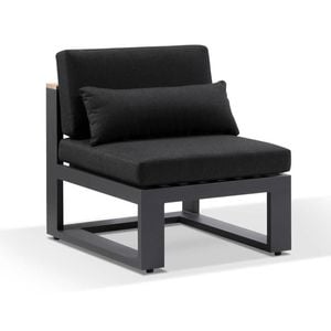Balmoral Single Modular Outdoor Aluminium And Teak Lounge