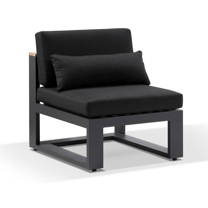 Balmoral Single Modular Outdoor Aluminium And Teak Lounge
