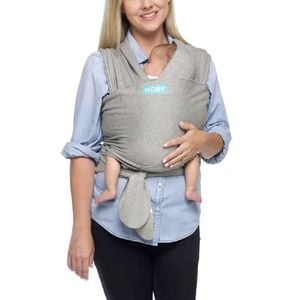 Moby Classic Wrap Baby Cotton Body Carrier - Grey