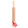 Bread And Butter Laser Etch Rolling Pin Brown