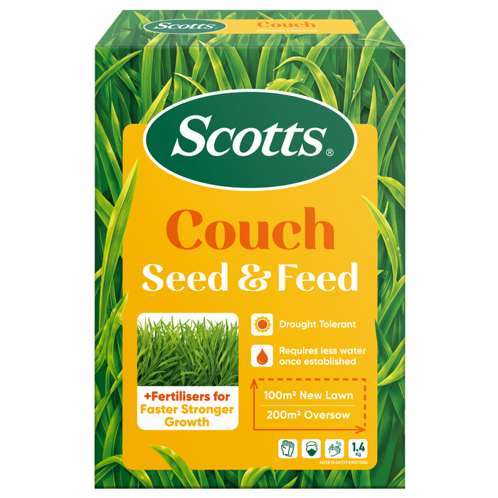 Scotts Lawn Builder 1.4kg Seed & Feed Couch Lawn Seed