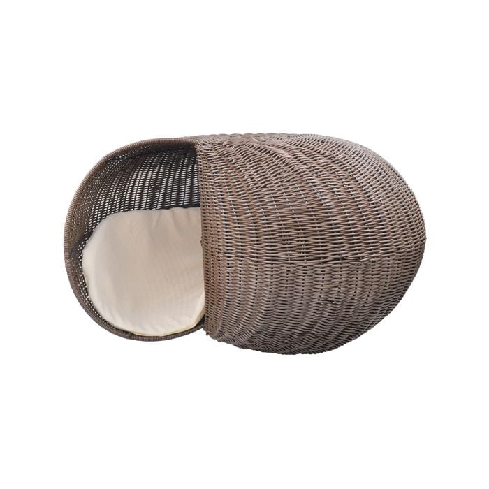Kelly Snail Pet House Homemade" and "Natural rattan