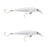 2x Rapala 14cm Saltwater X Rap Long Cast Sink Minnow Fishing Lures - Ghost