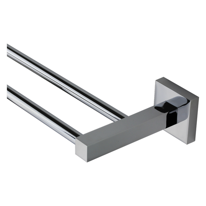 MIXX 750mm Chrome Mint Square Double Rail