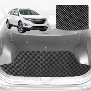 6D Diamond Car Boot Mat for Holden Equinox EQ2017-2020-Cargo Mat-Black-Outback GT