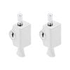 Yale White Pushlock Window Lock - 2 Pack