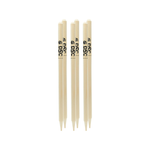 DSC Free Size Beige Six Wooden Stumps Bleached & Polished Stumps Set