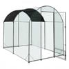 P&p Green Outdoor Chicken Coop Run Large Poultry Cage With Sunshade Cover