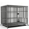 Bingopaw Heavy-Duty Dog Crate Metal Rolling Pet Kennel Sturdy Playpen for Dogs 107x77.5x88.5cm