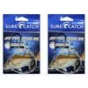 2x Surecatch Pre-Tied Snapper Rig - Ganged Hook Rig Sharpened Hook - Size 7/0