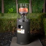 Jumbuck Charcoal Short Area Outdoor Gas Heater
